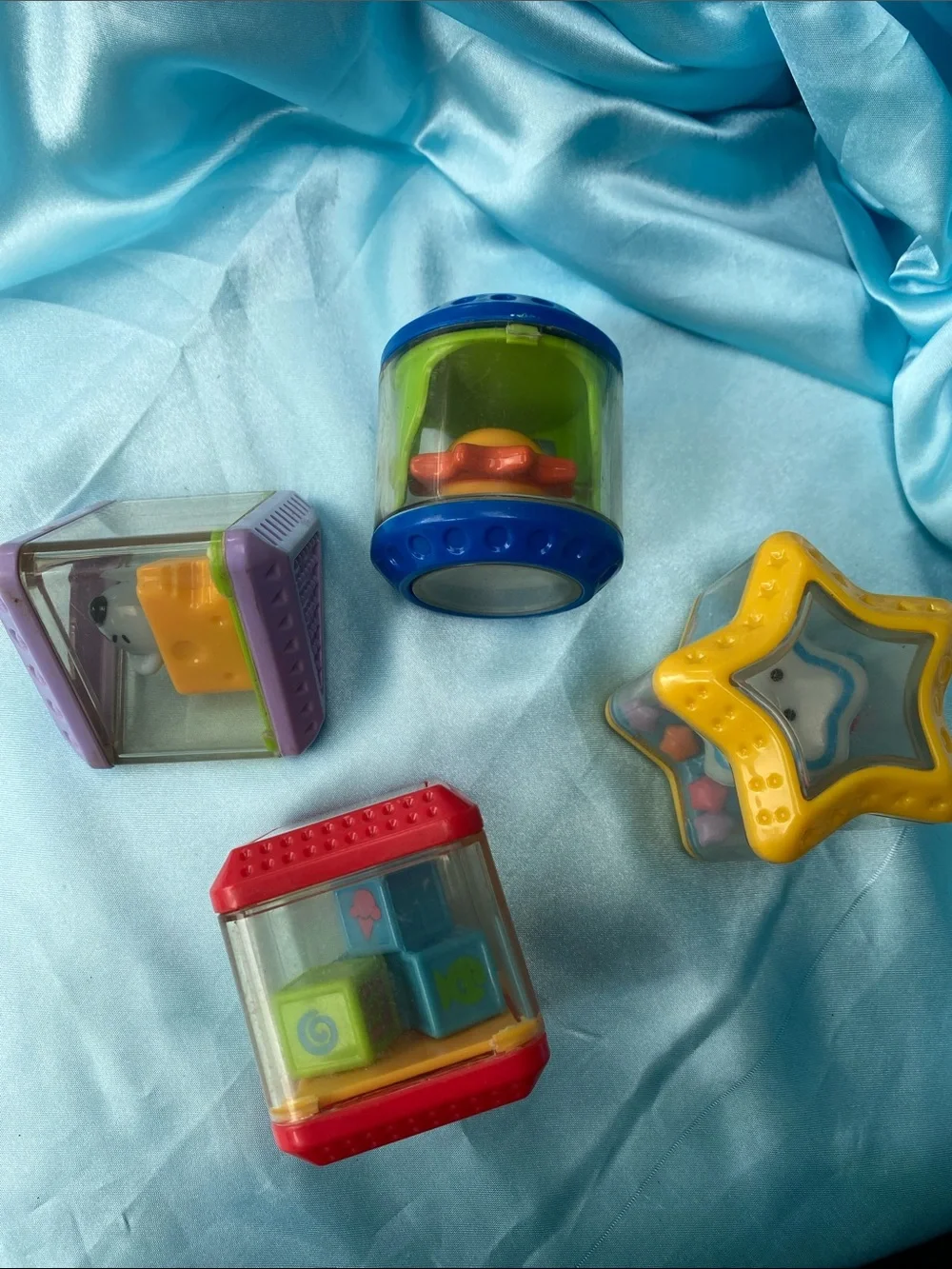 Vintage Fisher Price Peek a Boo blocks shapes